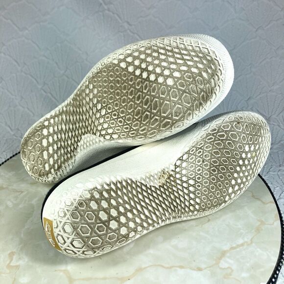 Vans Sneakers Mens 8.5 Black Canvas Ecocush Circle Vee Lace-up Comfortable Shoes - Picture 11 of 13